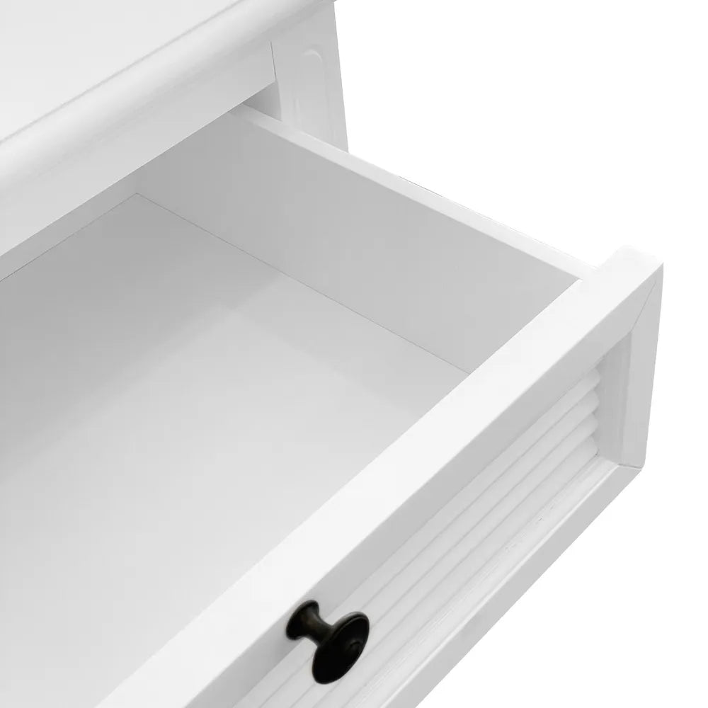 WEST BEACH BEDSIDE TABLE WHITE