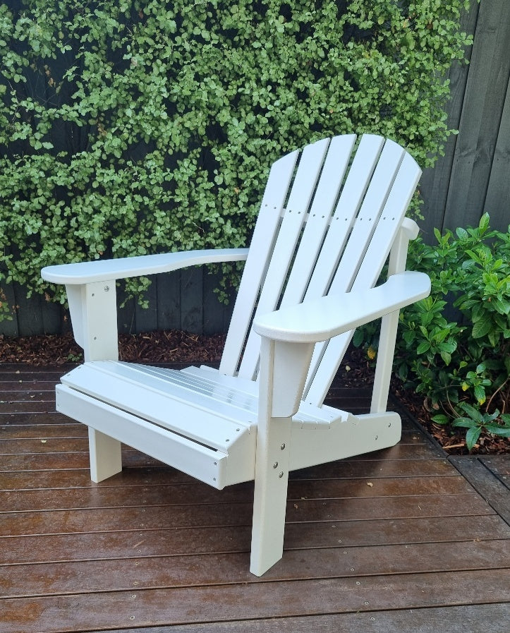Poly Adirondack Chair White