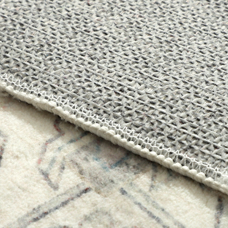 Santiago Grey Traditional Washable Rug