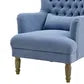 BAYSIDE BUTTON TUFTED WINGED ARMCHAIR