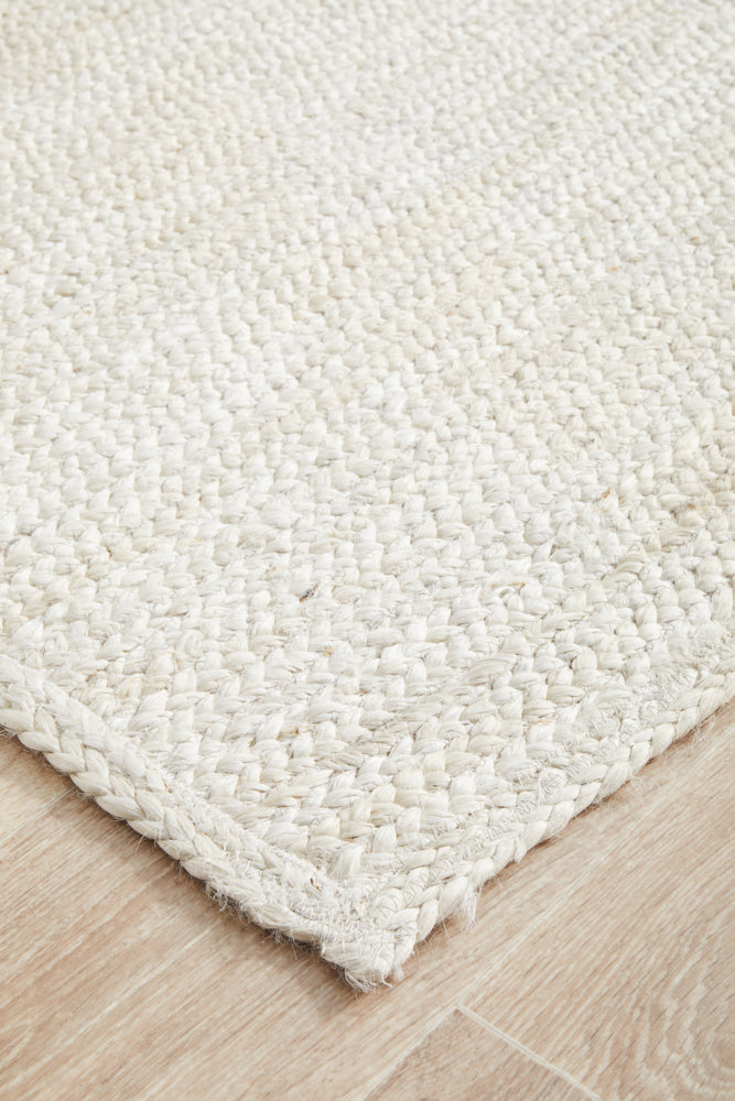 Bondi White Runner Rug