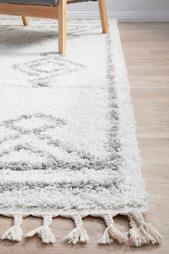 Casablanca Temara White Rug