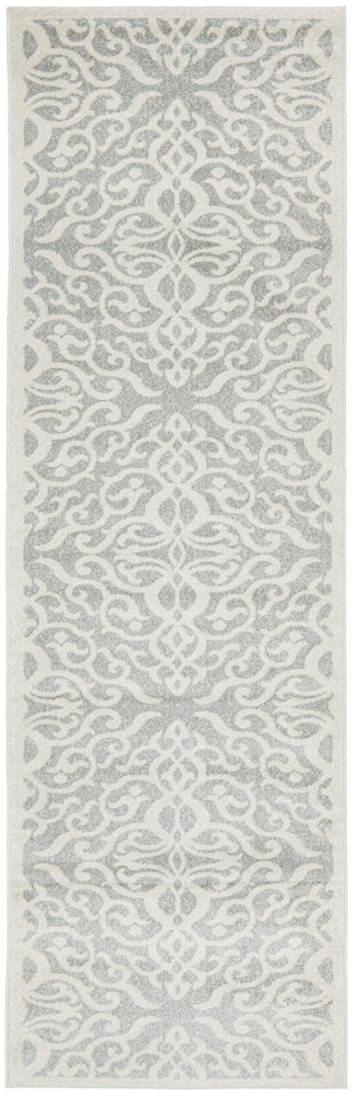 Chrome Lydia Silver Runner Rug