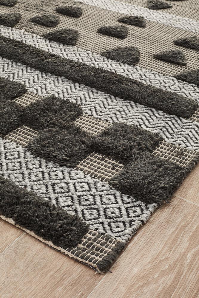 Miller Rhythm Flow Charcoal Rug