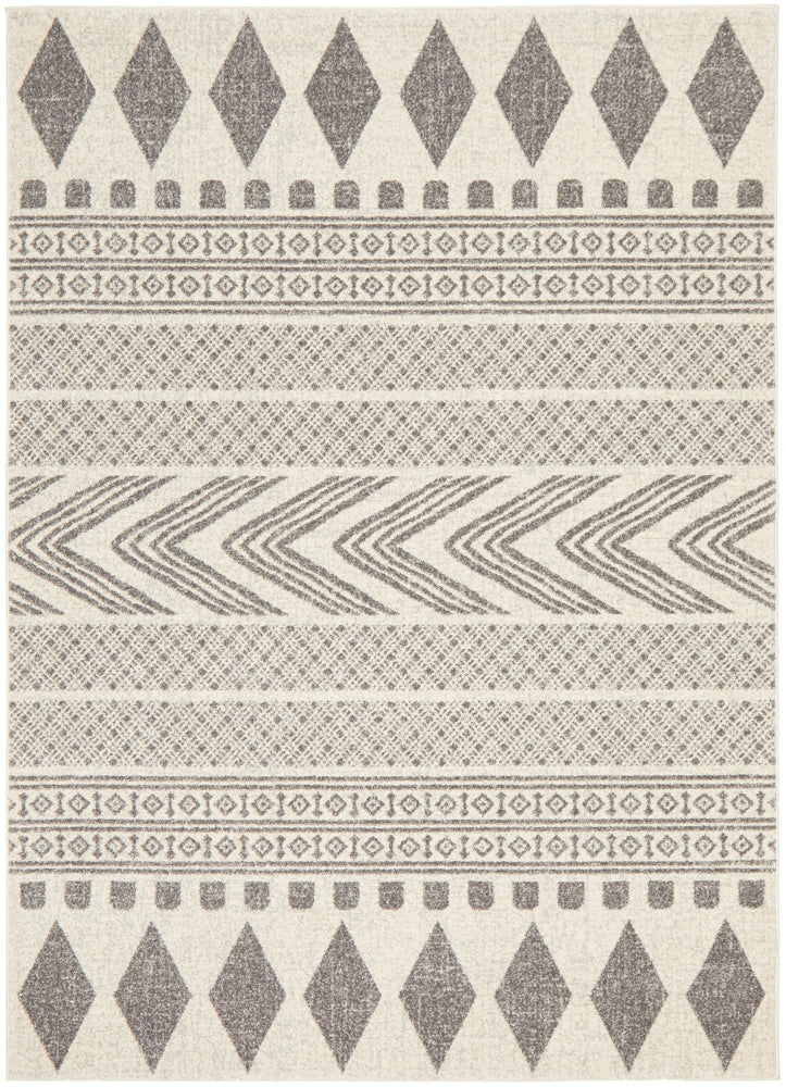 Mirage Adani  Modern Tribal Design Grey Rug