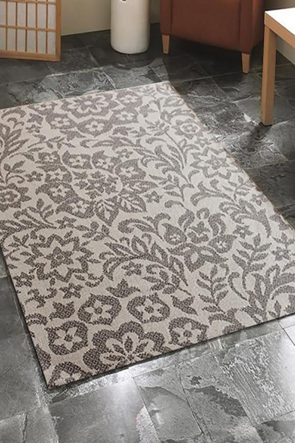 Pavilion Indoor Outdoor 504 Cream Grey Rug