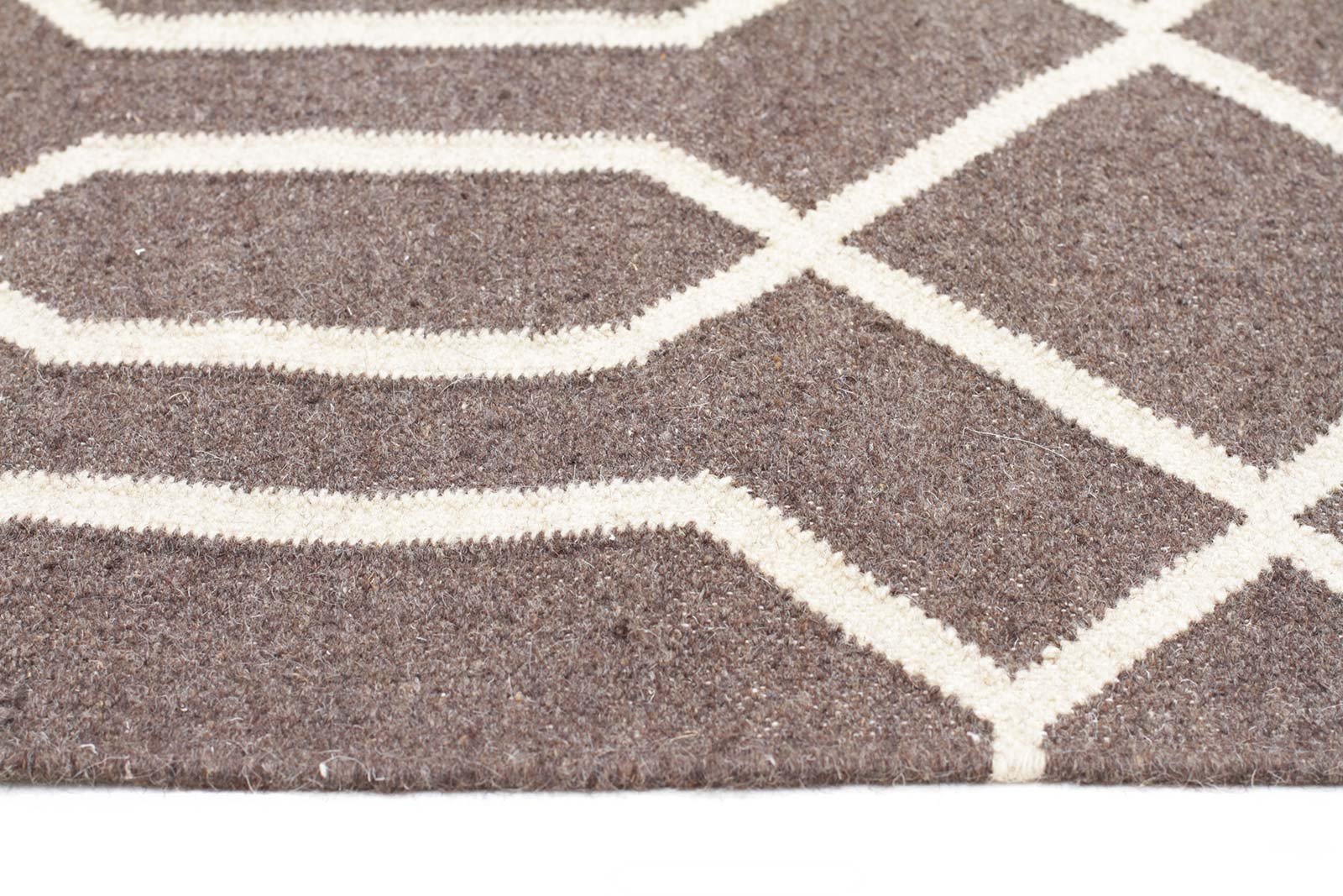 Fantasy Ripple Linen Handmade Wool Rug