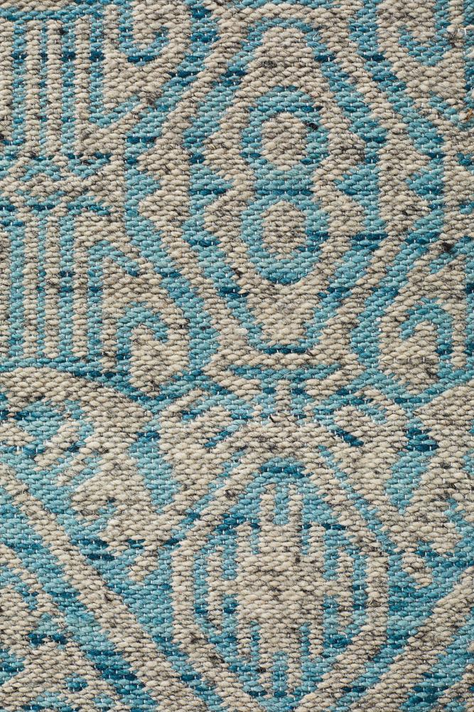 Relic Hunter Blue Grey Rug