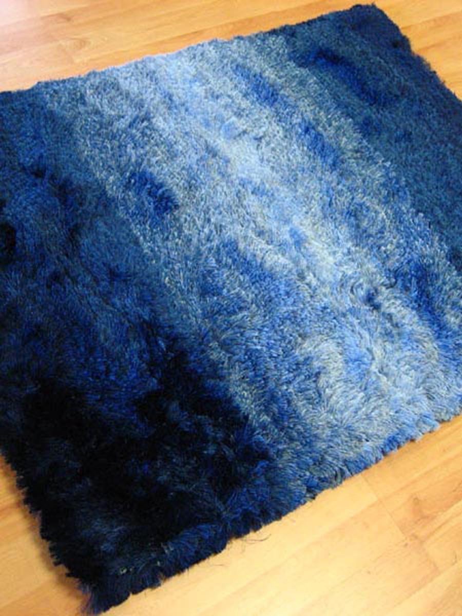 Retro Collection Blue Rug