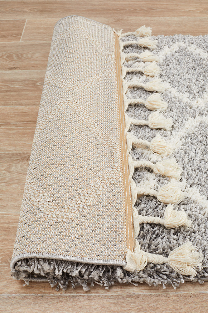 Saffron 11 Silver Runner Rug