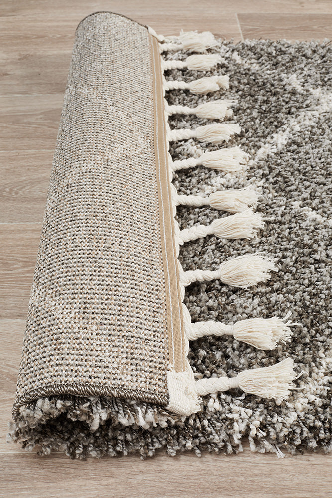 Saffron 22 Grey Runner Rug