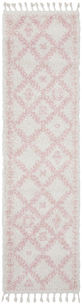 Saffron 33 Pink Runner Rug