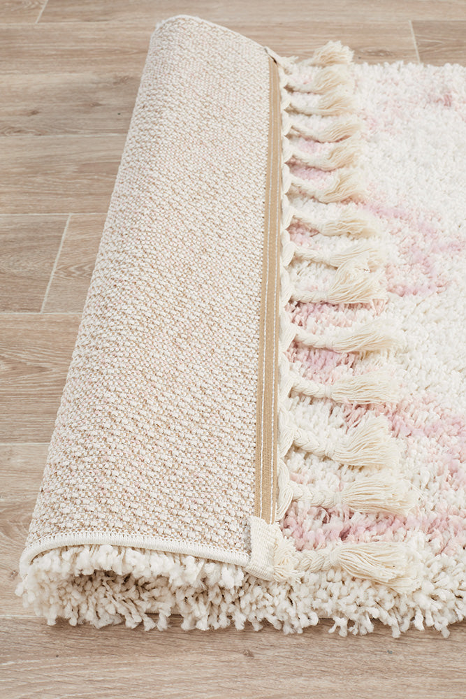 Saffron 33 Pink Runner Rug