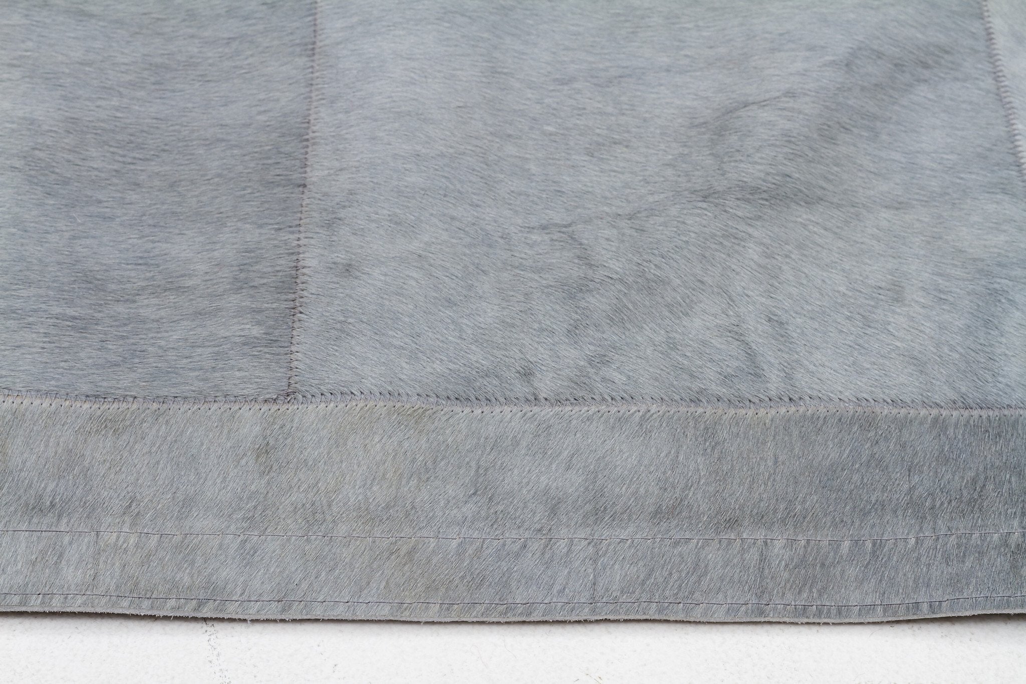 Spanish Carousel Premium Leather Patch Grey Rug