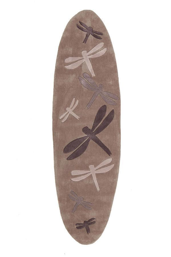 Smart Rugs Dragonfly Brown