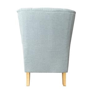 BAYSIDE PISTACHIO BUTTON TUFTED WINGED ARMCHAIR IN STOCK